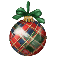 Ecuador Christmas Ball Sticker