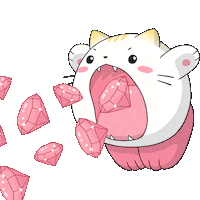 Hungry Cat Sticker