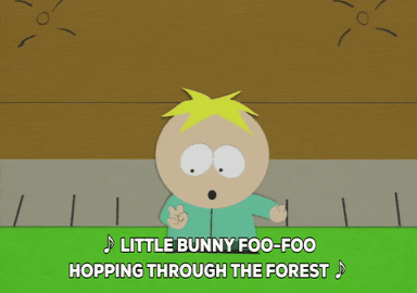 butters stotch singing GIF by South Park 