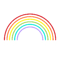 Rainbow Neon Sticker by HATSU