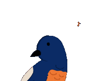 loveyourpetid bird burung singing bird love your pet Sticker