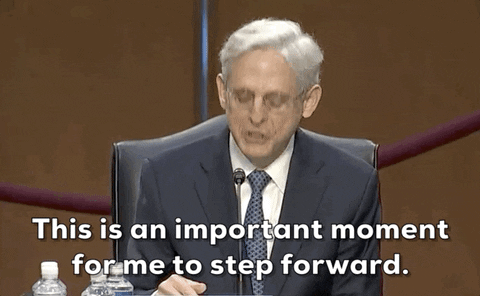 Merrick Garland Confirmation Hearing GIF by GIPHY News