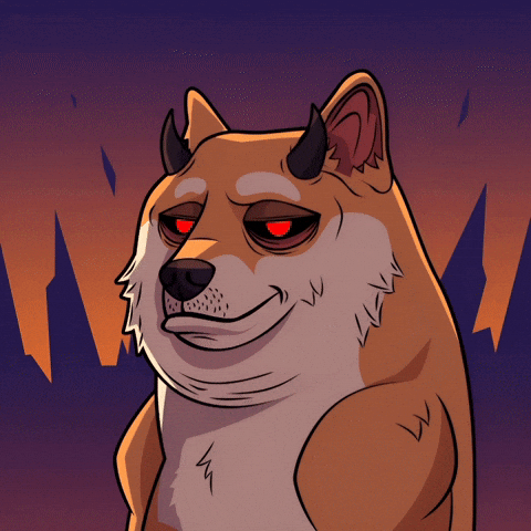 Shiba Inu Illustration GIF by Doge Pound