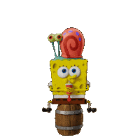 Spongebob Squarepants Drinking Sticker by The SpongeBob Movie: Search for SquarePants