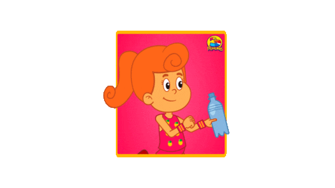 Girl Running Sticker by 3 Palavrinhas