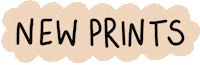 New Prints Sticker by Poppy Deyes
