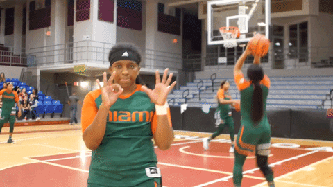College Basketball GIF by Miami Hurricanes
