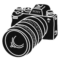 Photography Camera Sticker by Angelica Ladino