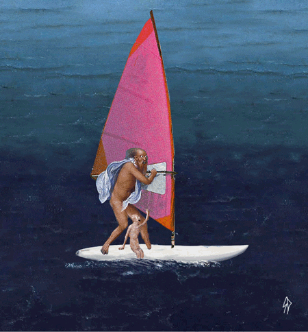 Art Windsurfing GIF by Scorpion Dagger