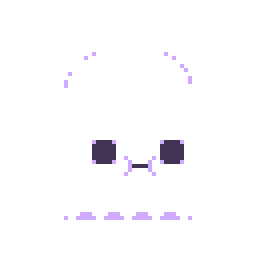 pixel ghost Sticker by LowResolutionBoy