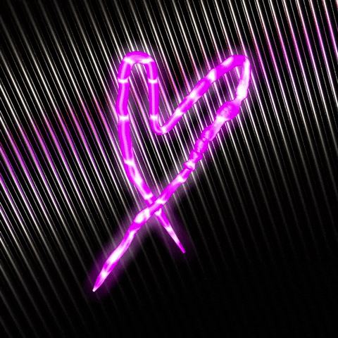 karenchankalun giphygifmaker heart nft neon GIF