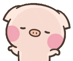 Pig 無言 Sticker