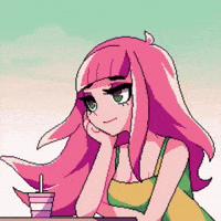 Thinking Anime Girl GIF