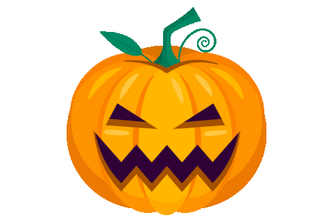 halloween pumpkin Sticker by RADIOCAT XXI