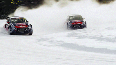 hansenmotorsport giphyupload snow racing ice GIF