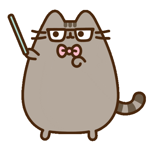 Fat Cat Eating Sticker by Pusheen