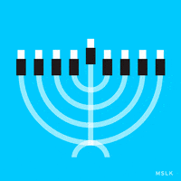 Happy Hanukkah GIF by MSLK Design