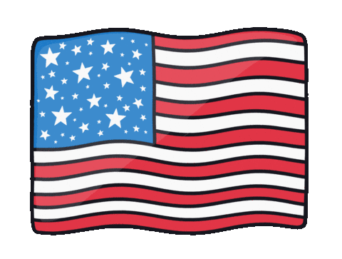 Celebrate United States Sticker by Nora Fikse