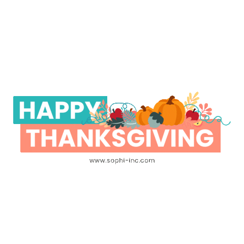 Thanksgiving November Sticker by sophiinc