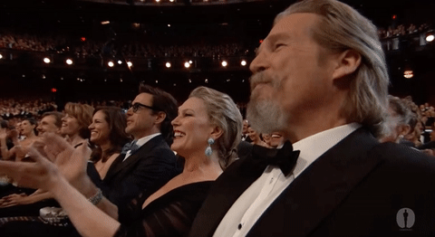 jeff bridges applause GIF by The Academy Awards