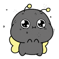 glitter wow Sticker by Aminal Stickers