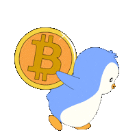 Crypto Penguin Sticker by Pudgy Memez