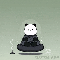 Floating Inner Peace GIF by Kanpai Pandas