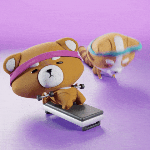 Working Out GIF by The Plooshies