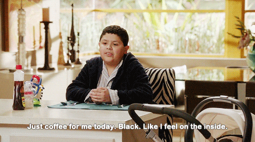 modern family mood GIF