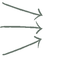 Arrow Pointing Sticker by Rechterhand in Projecten