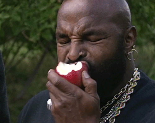Mr T Apple GIF by Team Coco