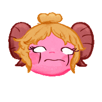 Sad Girl Sticker