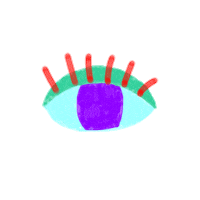 Gianel__ illustration eyes look colors Sticker