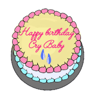 sad birthday Sticker by Yeah Bunny