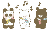 happy sing a song Sticker by Shiny bear
