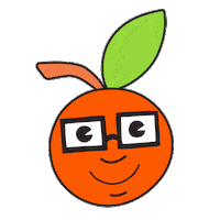 Orange Fruit Sticker by Jarritos