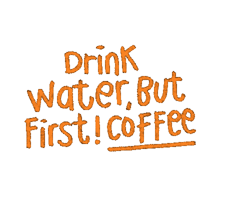 Coffee Water Sticker