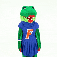 Alberta Gator Kiss GIF by Florida Gators