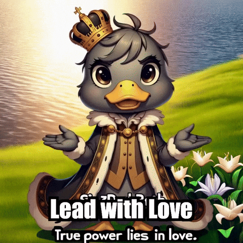 Wisdom Lead With Love GIF by sirduckbeth