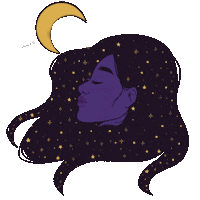 Shooting Star Stars Sticker by kihew awasis