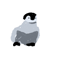 drawing penguin Sticker by Studio Dyn
