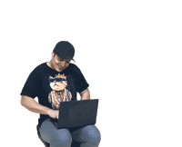 Party Working Sticker by Juanma Salazar