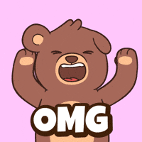 Teddy Bear Wow GIF by BEARISH