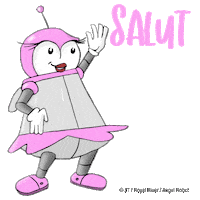 Robot Hello Sticker by Royalrivermusik