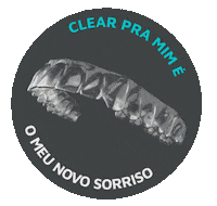 StraumannBrazil sorriso transparente dentes aparelho Sticker