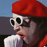 LOWLIVES valentine valentines clown middle finger GIF