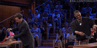throwing jimmy fallon GIF by The Tonight Show Starring Jimmy Fallon