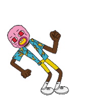 Happy Hip Hop Sticker