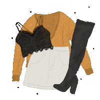 Fashion Fall Sticker