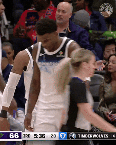 Mike Conley Smile GIF by Minnesota Timberwolves